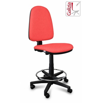 S3300 SGABELLO ALTO CON SCHIENALE ALTO E POGGIAPIEDI