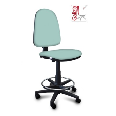 S3300 SGABELLO ALTO CON SCHIENALE ALTO E POGGIAPIEDI