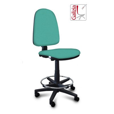 S3300 SGABELLO ALTO CON SCHIENALE ALTO E POGGIAPIEDI