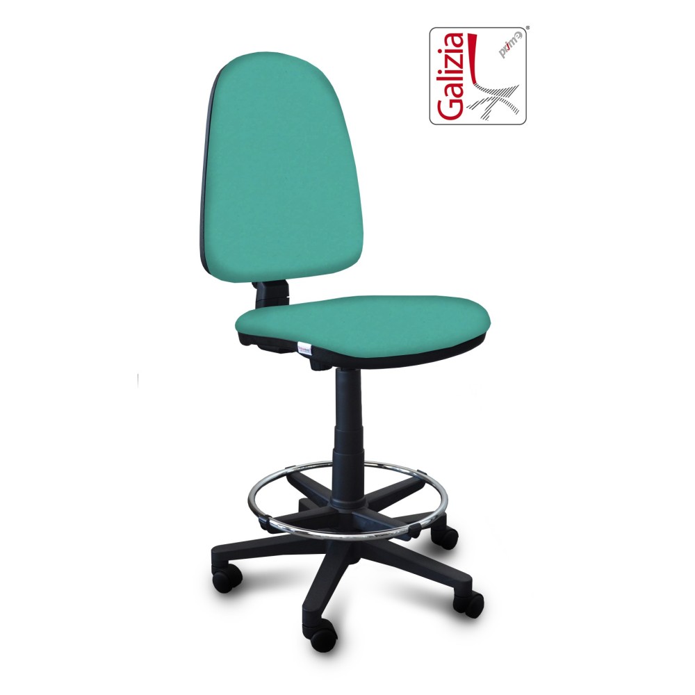 S3300 SGABELLO ALTO CON SCHIENALE ALTO E POGGIAPIEDI