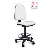 S3300 SGABELLO ALTO CON SCHIENALE ALTO E POGGIAPIEDI