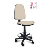 S3300 SGABELLO ALTO CON SCHIENALE ALTO E POGGIAPIEDI