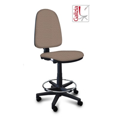 S3300 SGABELLO ALTO CON SCHIENALE ALTO E POGGIAPIEDI