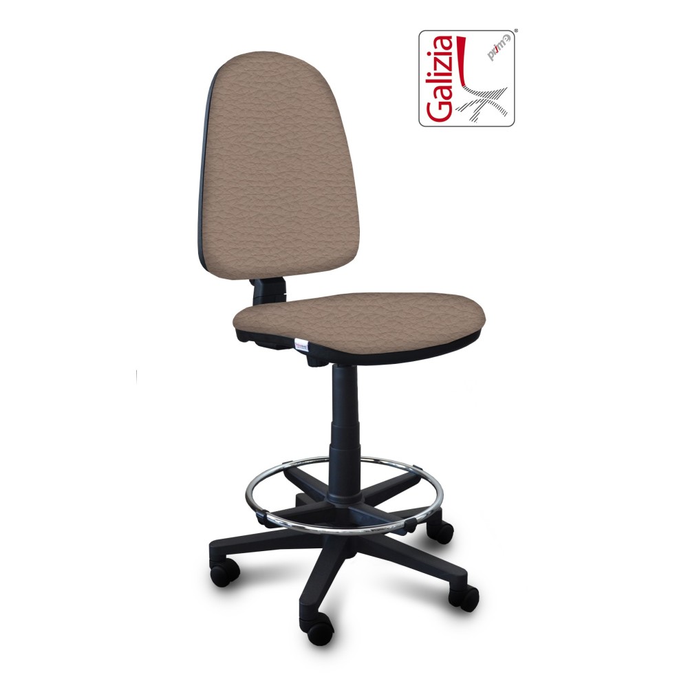 S3300 SGABELLO ALTO CON SCHIENALE ALTO E POGGIAPIEDI