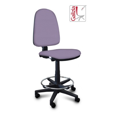 S3300 SGABELLO ALTO CON SCHIENALE ALTO E POGGIAPIEDI