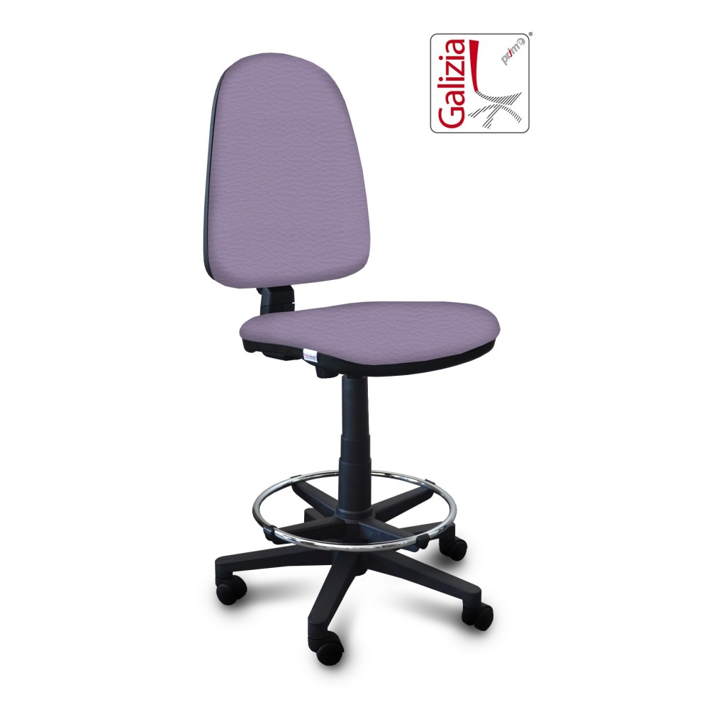 S3300 SGABELLO ALTO CON SCHIENALE ALTO E POGGIAPIEDI