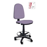S3300 SGABELLO ALTO CON SCHIENALE ALTO E POGGIAPIEDI