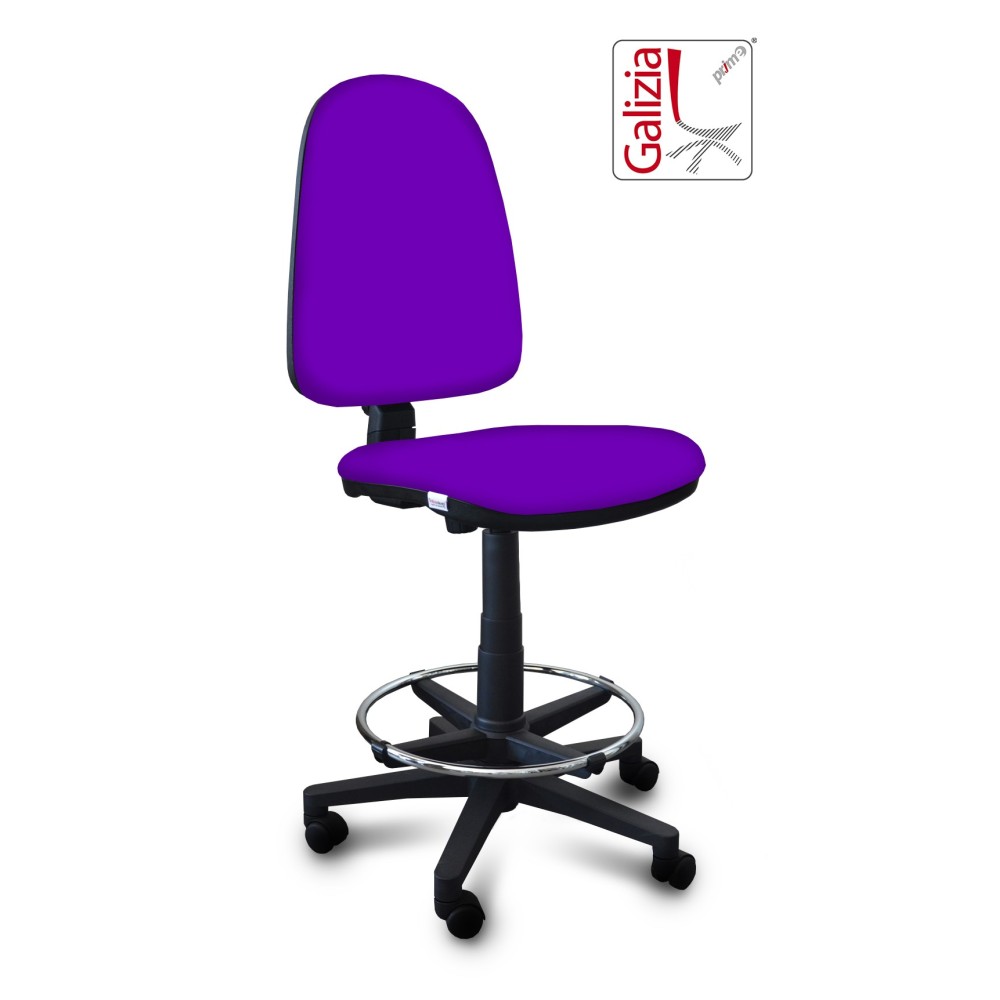 S3300 SGABELLO ALTO CON SCHIENALE ALTO E POGGIAPIEDI