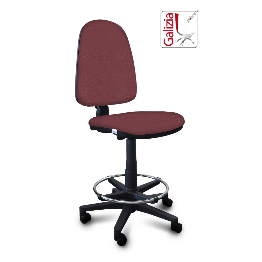 S3300 SGABELLO ALTO CON SCHIENALE ALTO E POGGIAPIEDI