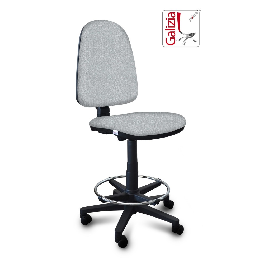 S3300 SGABELLO ALTO CON SCHIENALE ALTO E POGGIAPIEDI