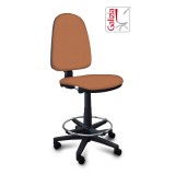 S3300 SGABELLO ALTO CON SCHIENALE ALTO E POGGIAPIEDI