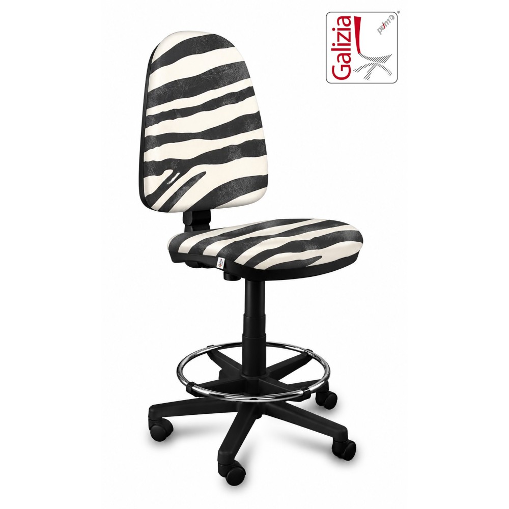 S3300 SGABELLO ALTO CON SCHIENALE ALTO E POGGIAPIEDI