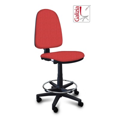 S3300 SGABELLO ALTO CON SCHIENALE ALTO E POGGIAPIEDI
