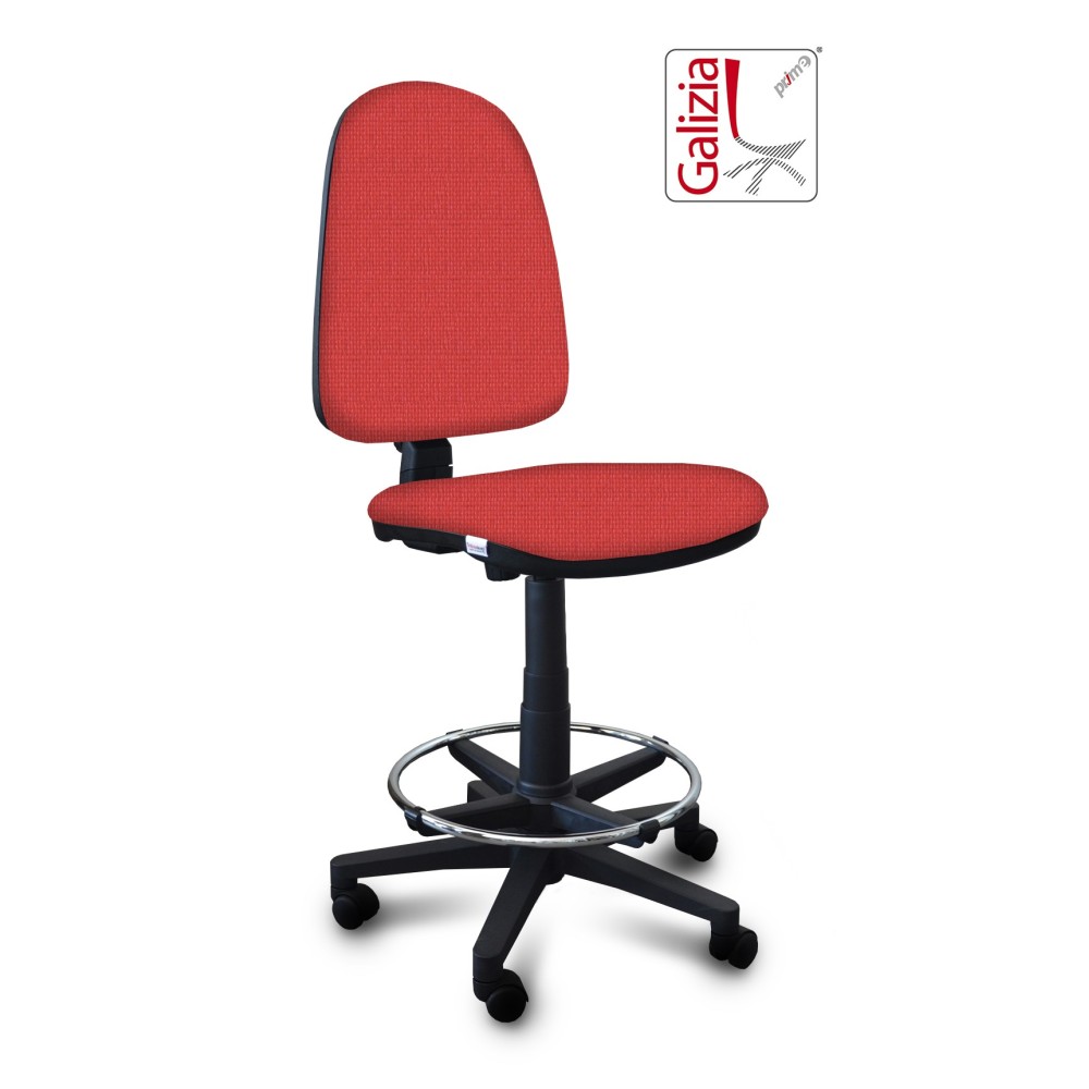 S3300 SGABELLO ALTO CON SCHIENALE ALTO E POGGIAPIEDI