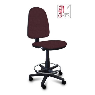 S3300 SGABELLO ALTO CON SCHIENALE ALTO E POGGIAPIEDI