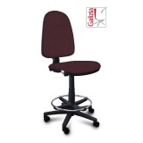 S3300 SGABELLO ALTO CON SCHIENALE ALTO E POGGIAPIEDI