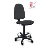 S3300 SGABELLO ALTO CON SCHIENALE ALTO E POGGIAPIEDI