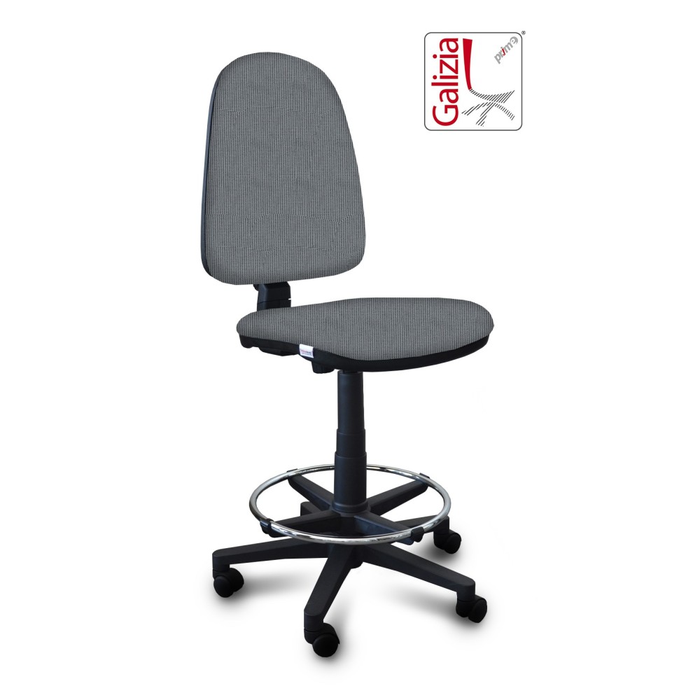 S3300 SGABELLO ALTO CON SCHIENALE ALTO E POGGIAPIEDI