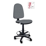 S3300 SGABELLO ALTO CON SCHIENALE ALTO E POGGIAPIEDI