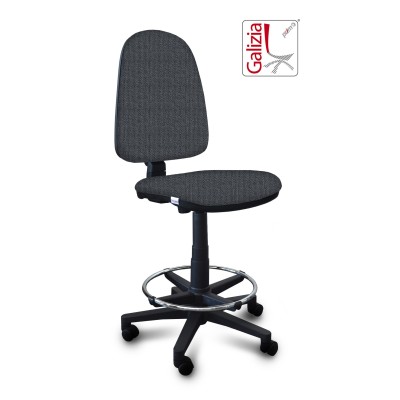 S3300 SGABELLO ALTO CON SCHIENALE ALTO E POGGIAPIEDI