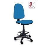 S3300 SGABELLO ALTO CON SCHIENALE ALTO E POGGIAPIEDI