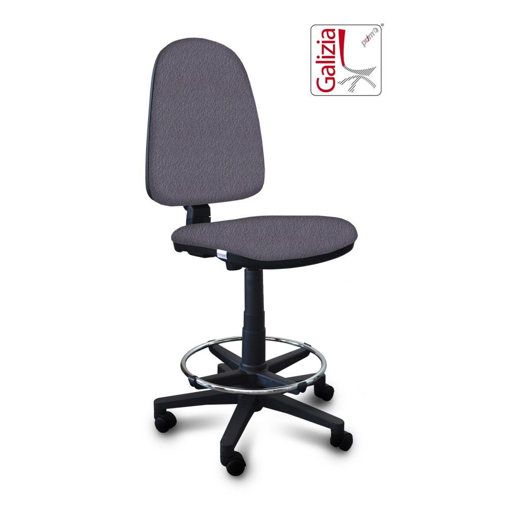 S3300 SGABELLO ALTO CON SCHIENALE ALTO E POGGIAPIEDI