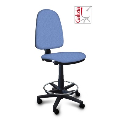 S3300 SGABELLO ALTO CON SCHIENALE ALTO E POGGIAPIEDI