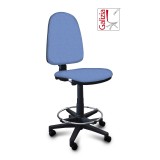 S3300 SGABELLO ALTO CON SCHIENALE ALTO E POGGIAPIEDI