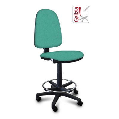 S3300 SGABELLO ALTO CON SCHIENALE ALTO E POGGIAPIEDI