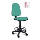 S3300 SGABELLO ALTO CON SCHIENALE ALTO E POGGIAPIEDI