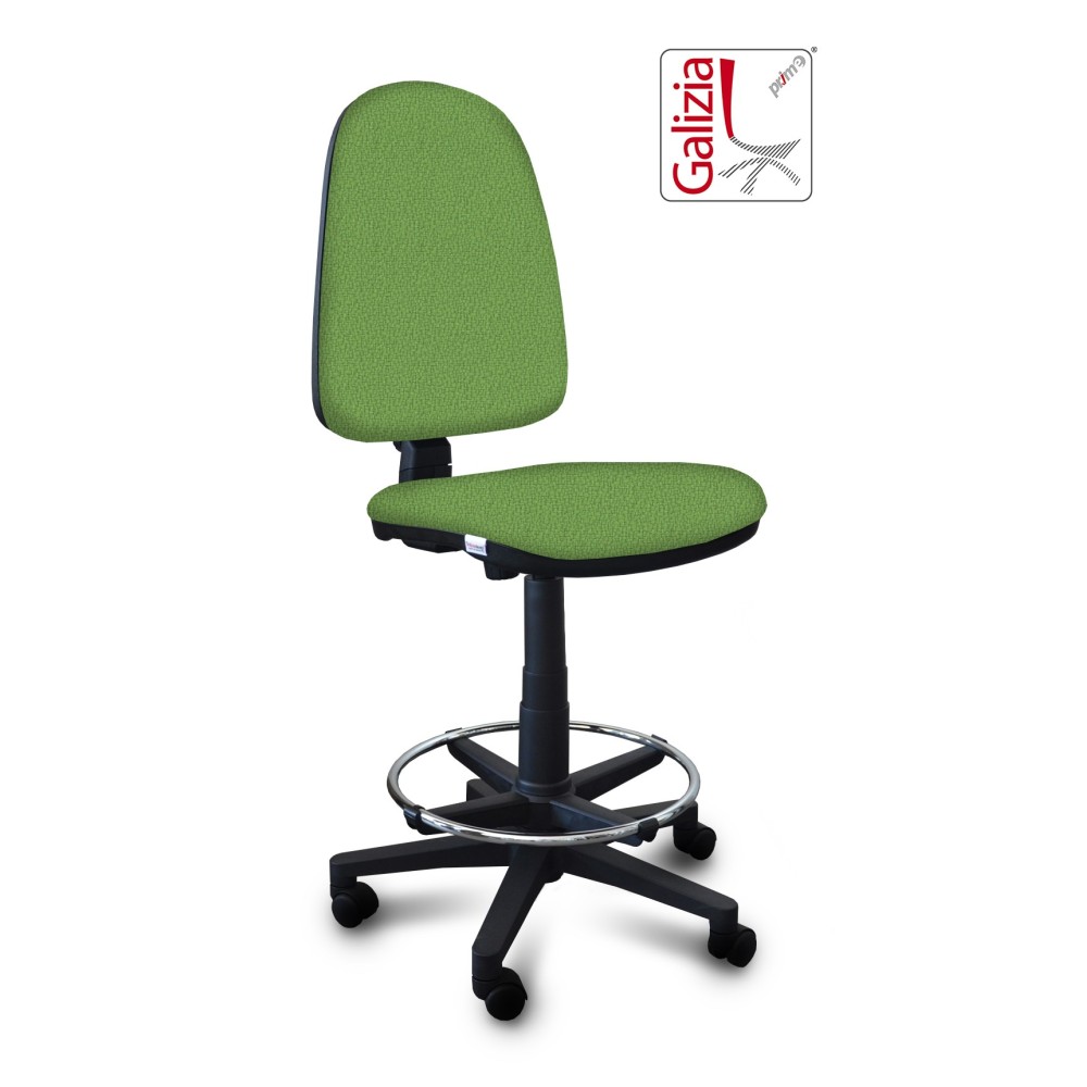 S3300 SGABELLO ALTO CON SCHIENALE ALTO E POGGIAPIEDI
