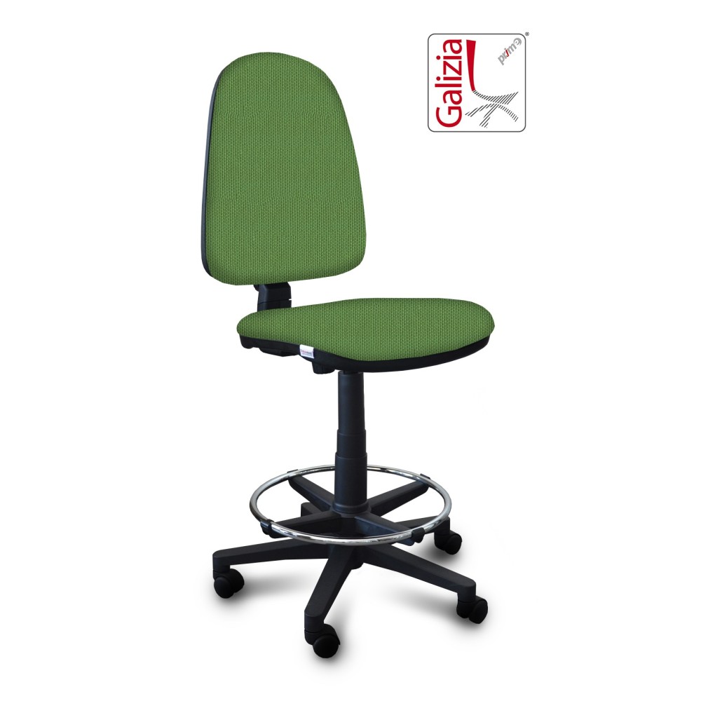 S3300 SGABELLO ALTO CON SCHIENALE ALTO E POGGIAPIEDI
