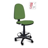 S3300 SGABELLO ALTO CON SCHIENALE ALTO E POGGIAPIEDI