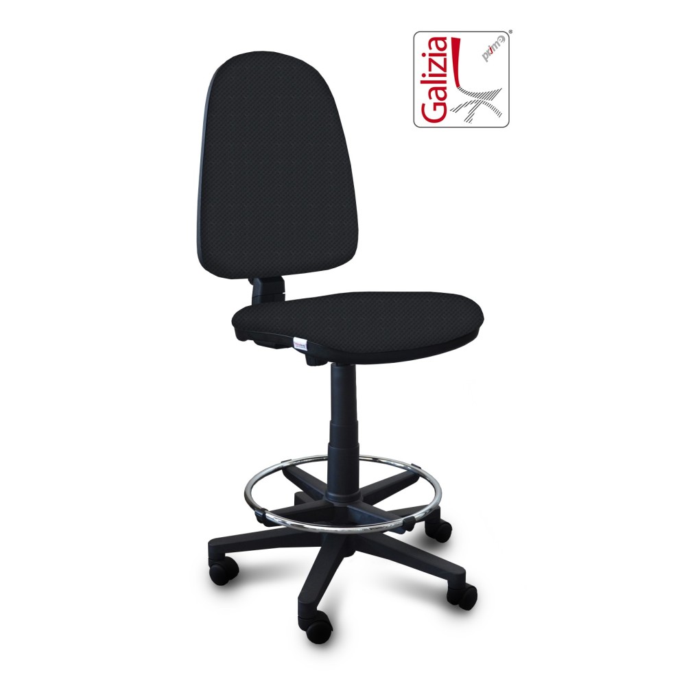 S3300 SGABELLO ALTO CON SCHIENALE ALTO E POGGIAPIEDI