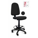 S3300 SGABELLO ALTO CON SCHIENALE ALTO E POGGIAPIEDI