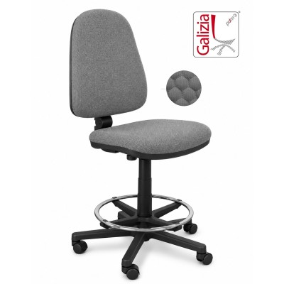 S3300 SGABELLO ALTO CON SCHIENALE ALTO E POGGIAPIEDI