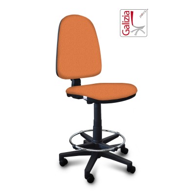 S3300 SGABELLO ALTO CON SCHIENALE ALTO E POGGIAPIEDI
