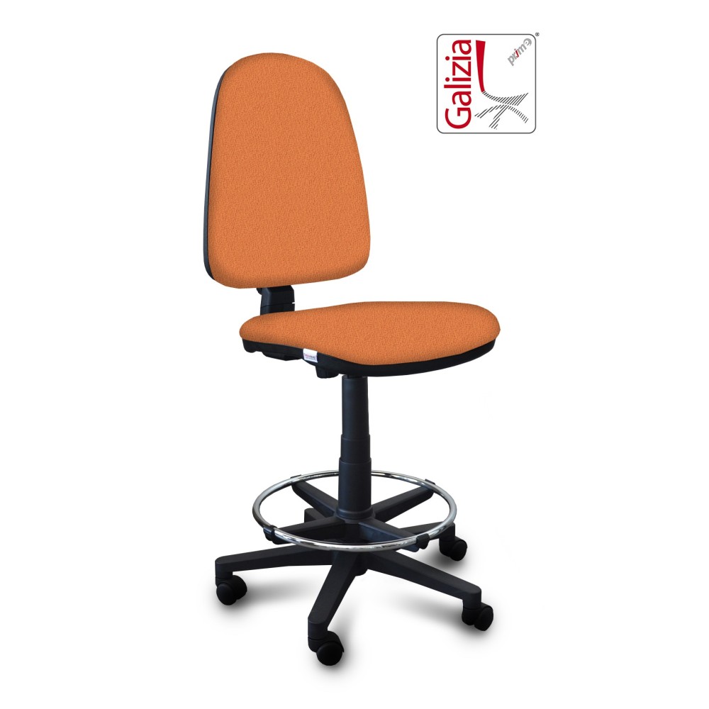 S3300 SGABELLO ALTO CON SCHIENALE ALTO E POGGIAPIEDI