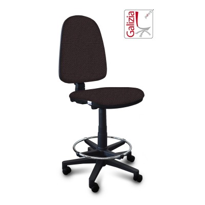 S3300 SGABELLO ALTO CON SCHIENALE ALTO E POGGIAPIEDI