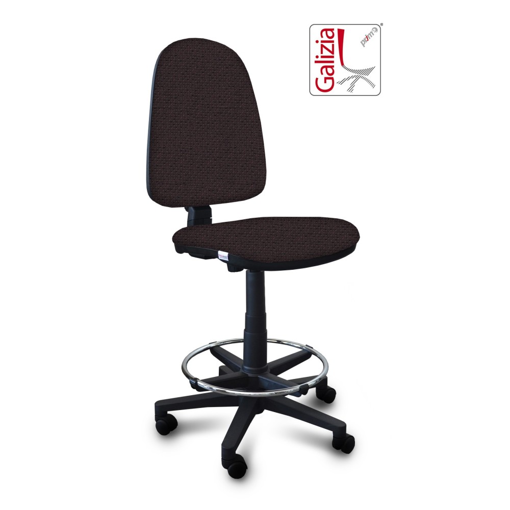 S3300 SGABELLO ALTO CON SCHIENALE ALTO E POGGIAPIEDI