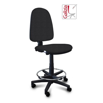 S3300 SGABELLO ALTO CON SCHIENALE ALTO E POGGIAPIEDI