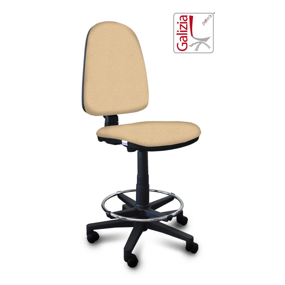S3300 SGABELLO ALTO CON SCHIENALE ALTO E POGGIAPIEDI