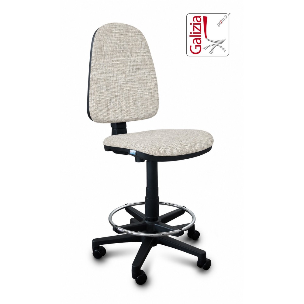 S3300 SGABELLO ALTO CON SCHIENALE ALTO E POGGIAPIEDI