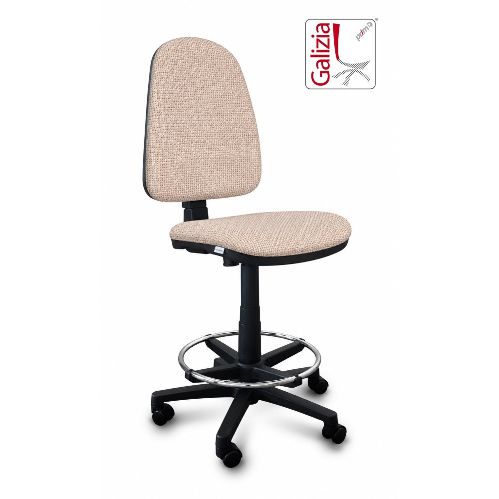 S3300 SGABELLO ALTO CON SCHIENALE ALTO E POGGIAPIEDI