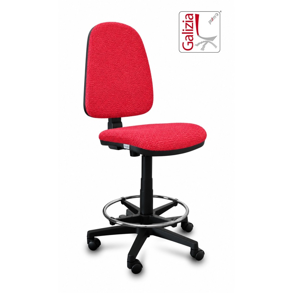 S3300 SGABELLO ALTO CON SCHIENALE ALTO E POGGIAPIEDI