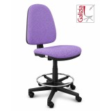 S3300 SGABELLO ALTO CON SCHIENALE ALTO E POGGIAPIEDI