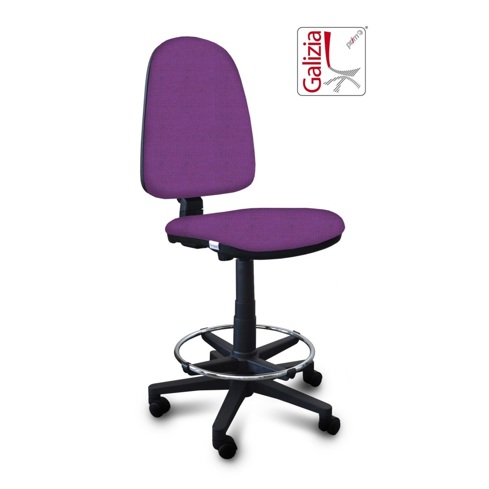 S3300 SGABELLO ALTO CON SCHIENALE ALTO E POGGIAPIEDI