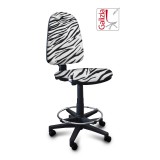 S3300 SGABELLO ALTO CON SCHIENALE ALTO E POGGIAPIEDI