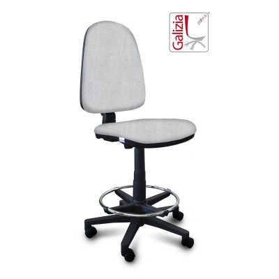 S3300 SGABELLO ALTO CON SCHIENALE ALTO E POGGIAPIEDI