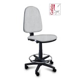 S3300 SGABELLO ALTO CON SCHIENALE ALTO E POGGIAPIEDI